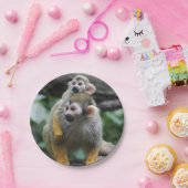 リスザル ペーパープレート (パーティー)