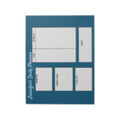 リスシンプルトを行う日カスタム々のプランナーゴール引用文 ノートパッド (回転)