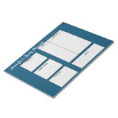 リスシンプルトを行う日カスタム々のプランナーゴール引用文 ノートパッド (アングル)