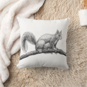 リススケッチ クッション (ブランケット)