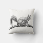 リススケッチ クッション (裏面)