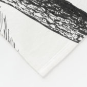 リススケッチ フリースブランケット (角)