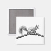 リススケッチ マグネット (正面/裏面)