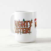 リスタいけなー！ハリウッドマーキークリスマスライト コーヒーマグカップ (正面左)