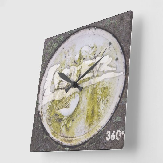 リスタークルッカ スクエア壁時計 (傾斜)