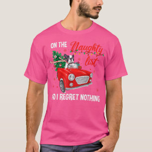 リストいけなに私は何も後悔しおもしろいない Tシャツ
