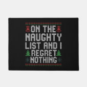 リストいけなに載せて私はクリスマスを後悔しない ドアマット (正面)