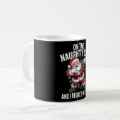 リストいけなに載ってサンタを後悔しない コーヒーマグカップ (正面左)