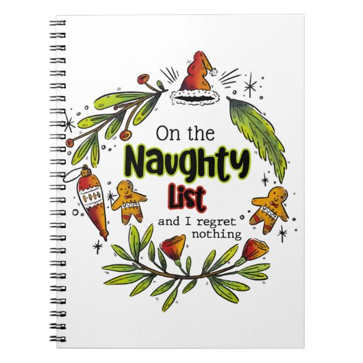 リストいけなに載って何も後悔しない ノートブック (正面)