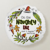 リストいけなに載って何も後悔しない ラウンドクッション (裏面)