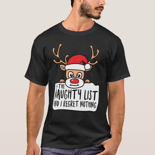 リストいけなに載って何も後悔しない Tシャツ (正面)