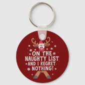 リストいけなに載って私はトナカイを後悔しない キーホルダー (正面)