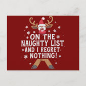 リストいけなに載って私はトナカイを後悔しない シーズンポストカード (正面)