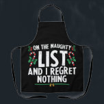 リストいけなに載って私は何もクリスマスを後悔しない エプロン<br><div class="desc">リストいけなに載って私は何もクリスマスを後悔しない</div>