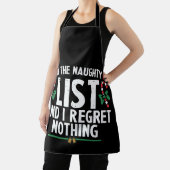 リストいけなに載って私は何もクリスマスを後悔しない エプロン (インサイチュ)