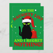 リストいけなに載って私は何も後悔しない サンキューカード (正面/裏面)