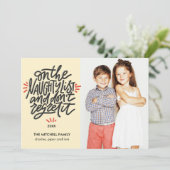 リストいけなに |ホリおもしろいーフォトカード カード (スタンド正面)