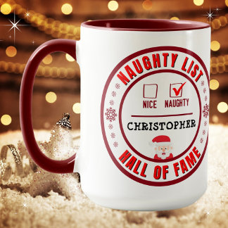 リストいけなホールオブフェイムクリスマスコーヒーマグカップ マグカップ