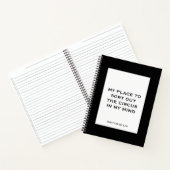 リストおもしろいノートブ忙しックを実行するための引用文 ノートブック (内部)