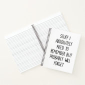 リストおもしろいホワイトする忘れ深い人のための引用文 ノートブック (内部)