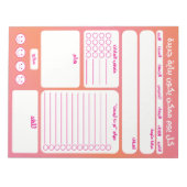 リストするアラビア語 ノートパッド (正面)