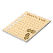 リストするローストボールパークピーナッツ ノートパッド (回転)