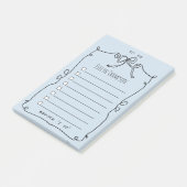 リストする花嫁結婚の数 ポストイット (アングル)