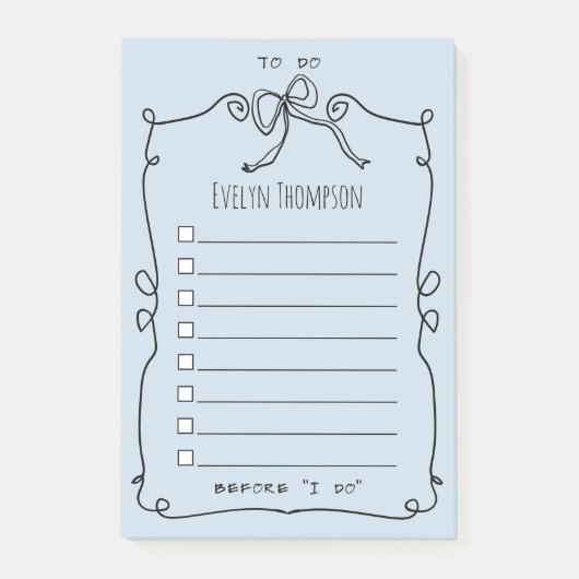 リストする花嫁結婚の数 ポストイット (正面)