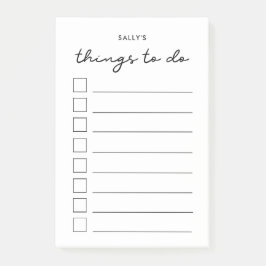 リストする項目 ポストイット