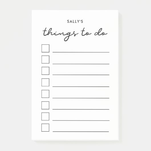 リストする項目 ポストイット (正面)