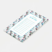 「リストする」の花パーソナライズされたのパタ航海のーン ポストイット (アングル)