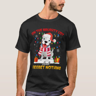 リストで私はいけな何も後悔しないピットブルChris Tシャツ