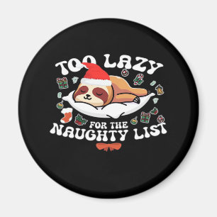 リストには怠惰いけなすぎるおもしろいクリスマス マグネット
