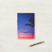 リストに役立つ |熱帯夕べ |写真 ポストイット (デスク上)