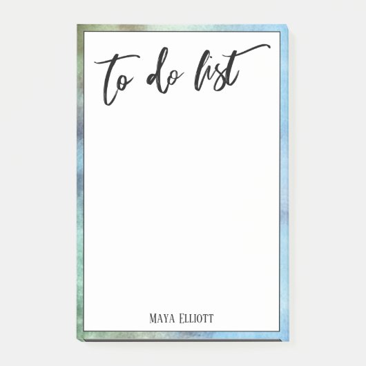 リストに表示する手書き数々のの色縁ど付け ポストイット (正面)