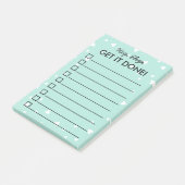 リストに載せるために小さなハートを行う | 名前をカスタムする ポストイット (アングル)