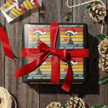 リストに載った不機嫌なクリスマスいけなネコ