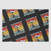 リストに載った不機嫌なクリスマスいけなネコ 薄葉紙 (正面)