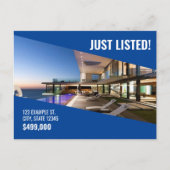 リストに載った！- Blue Metro – はがき (正面)