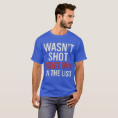 リストに載ってないと当たってない Tシャツ (正面フル)