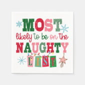 リストに載る可能性が最も高いけない スタンダードカクテルナプキン (正面)