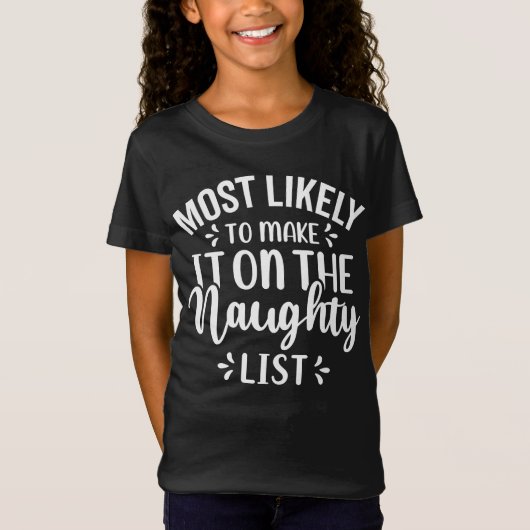 リストに載る可能性が最も高いけない Tシャツ (正面)