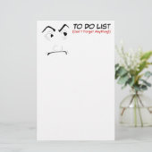 リストのテンプレートをするために直面される厳格 便箋 (スタンド正面)