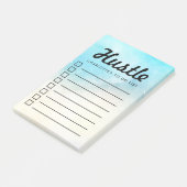 リストのハッスルの水彩画をするパーソナライズなチェックボックス ポストイット (アングル)