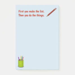 リストのメモ帳を作って下さい ポストイット