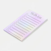 リストのモダンな書道のパステル調のポスト・イットをするため ポストイット (アングル)