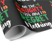 リストの上いけなで、私はクリスマスを後悔しない ラッピングペーパー (ロールコーナー)