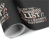 リストの上いけなで、私はクリスマスを後悔しない ラッピングペーパー (ロールコーナー)