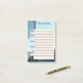 リストの確認 ポストイット (デスク上)