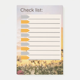 リストの確認 ポストイット